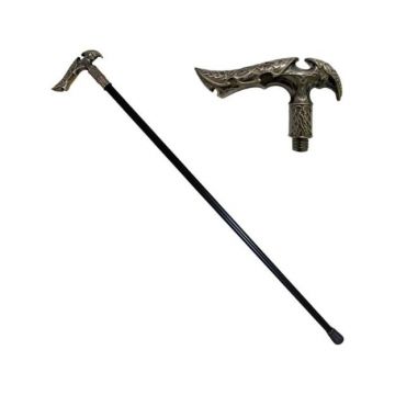 Snake eye Walking Cane With Sword 35" Overall